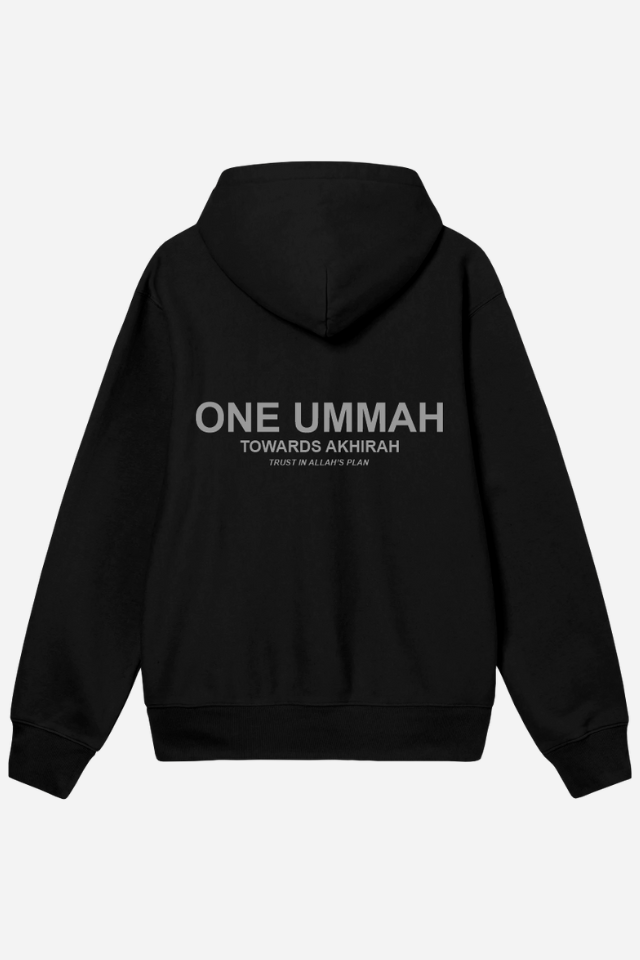 Black One Ummah Collection Hoodie